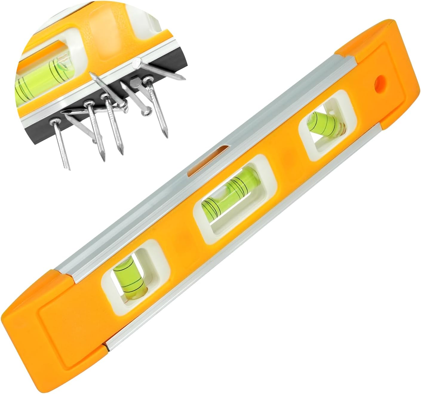 3-Bubble 230mm Shock Proof Torpedo Level, 45°/90°/180°