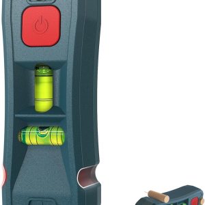 Horizontal & Vertical Bubble Level for Hanging Pictures, Construction, Home Renovations, and Outdoor Installment, No Drilling & Hands-Free