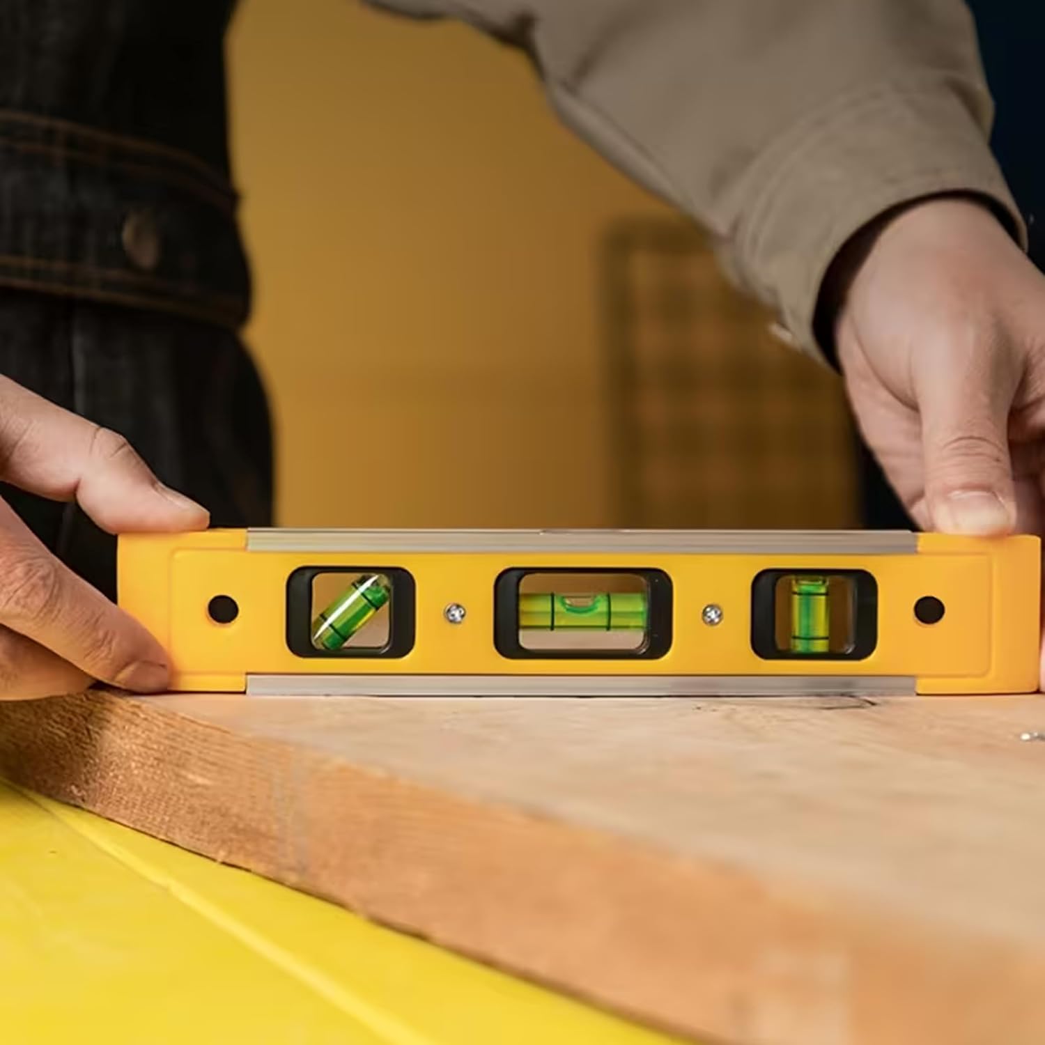 Magnetic Torpedo Level 9 Inch / 230mm, 3 Bubble Vials (45°/90°/180°), Shock-Resistant - Image 6